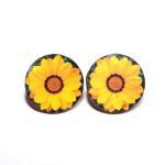 Yellow Sunflower Post Earrings